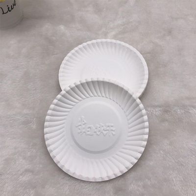 11cm 14cm White Birthday Kids Disposable Tableware Set Party Paper Plate Premium Disposable Tableware