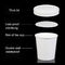 8-32oz Paper Soup Cup With Lid Disposable Paper Soup Bowls For Sale